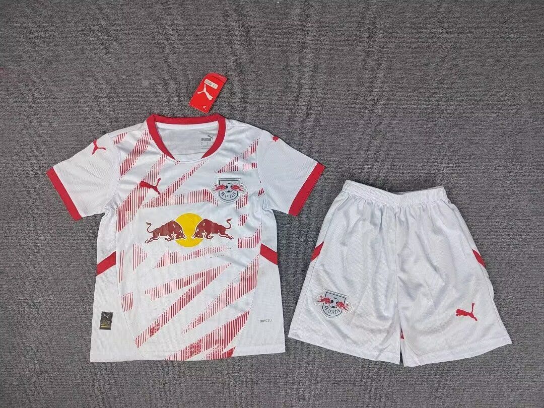 Kids-Leipzig RB 24/25 Home Soccer Jersey